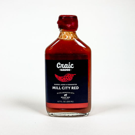 mill city red barrel aged hot sauce